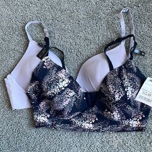 NWT Pack of 2 wireless bra 36C
